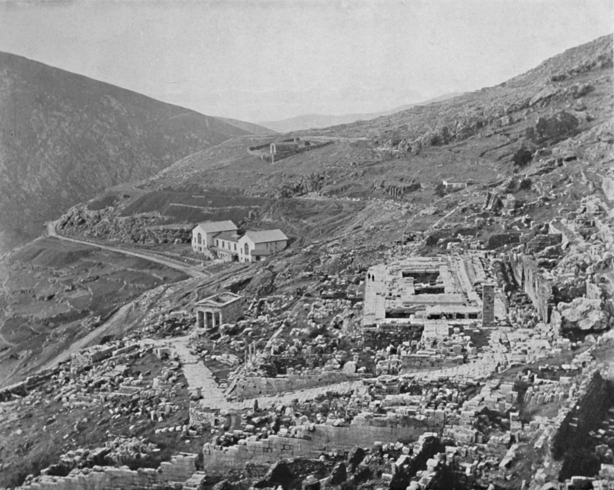 Delphi - Gulf of Corinth in the Distance by Unbekannt