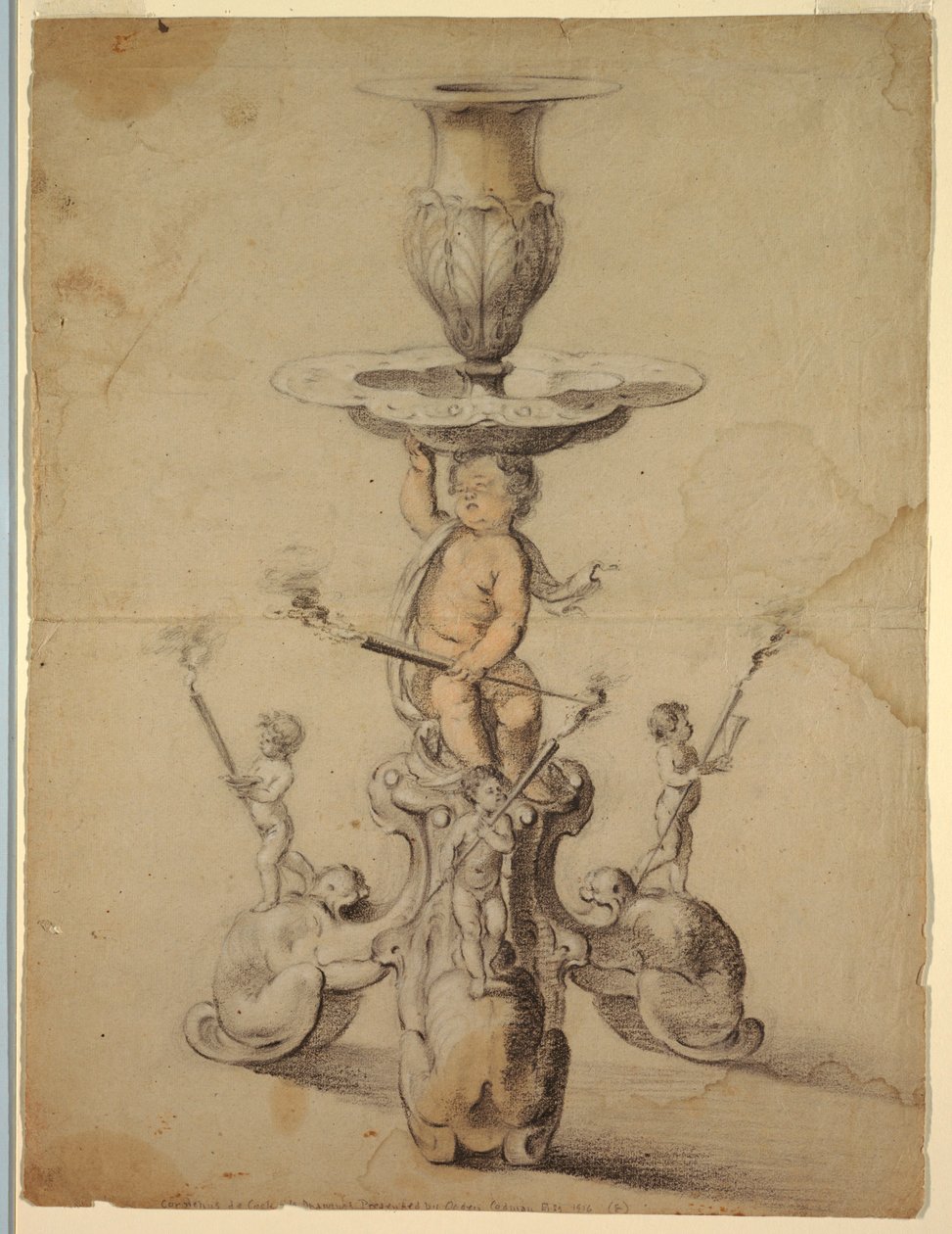 Design for a Candlestick by Unbekannt