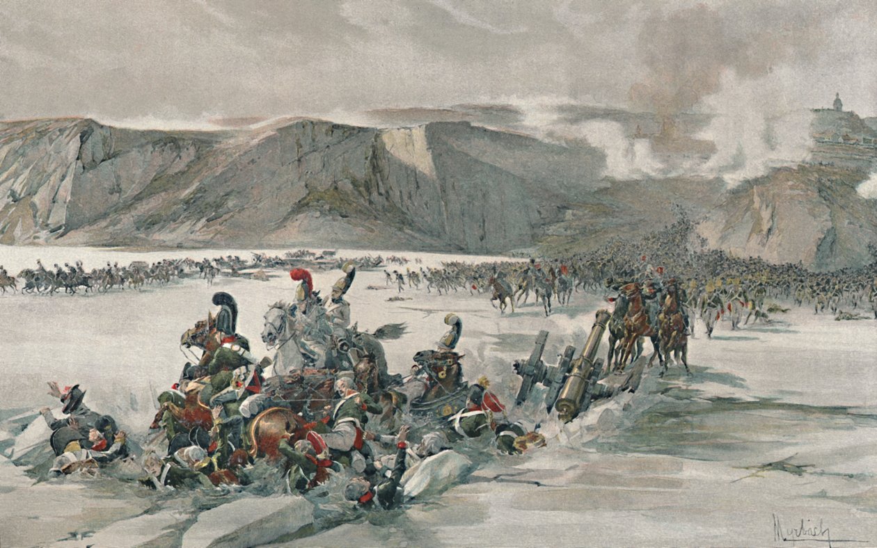 Destruction of Retreating Russians at Satschan Lake by Unbekannt