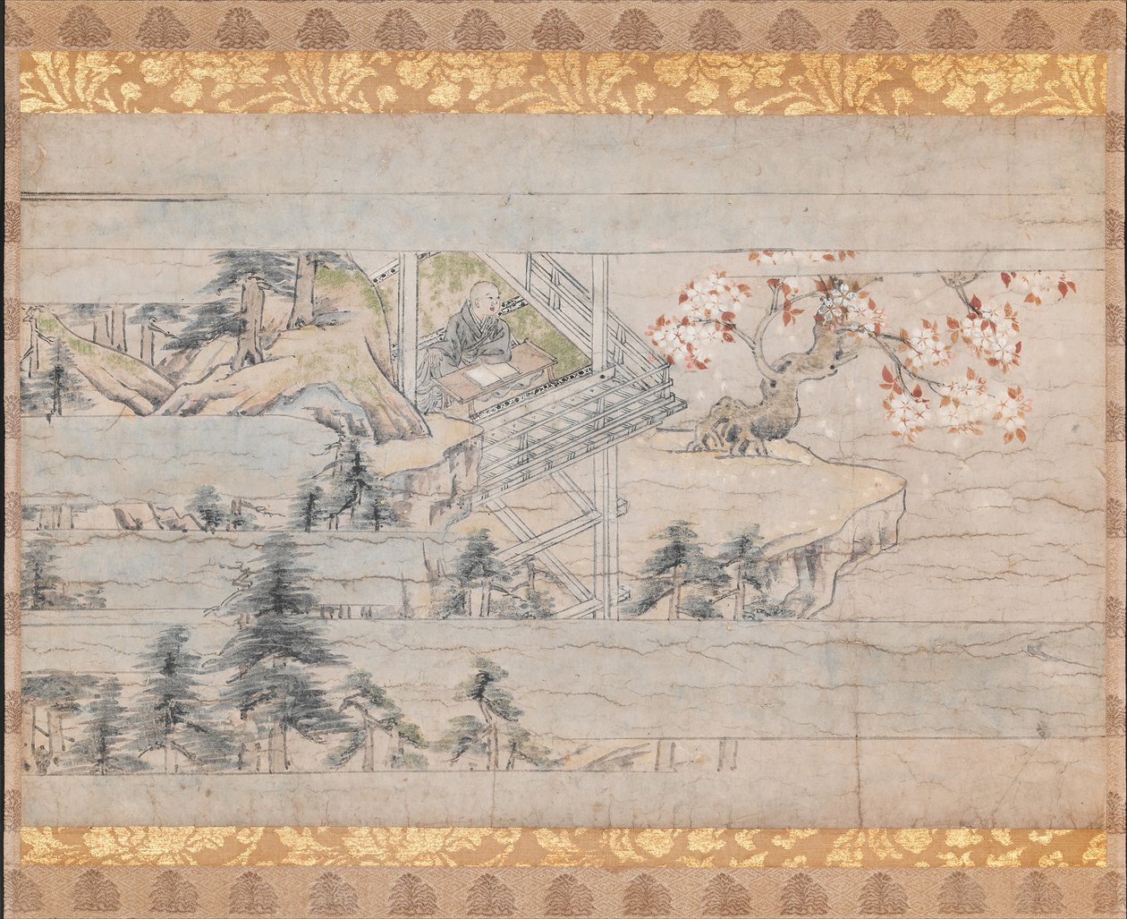 Detached Section from Scroll One from A Long Tale for an Autumn Night by Unbekannt
