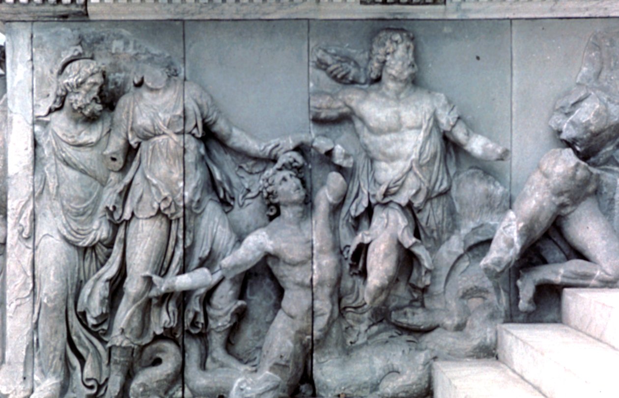 Detail from the Great Frieze of the Pergamon Altar (detail) by Unbekannt