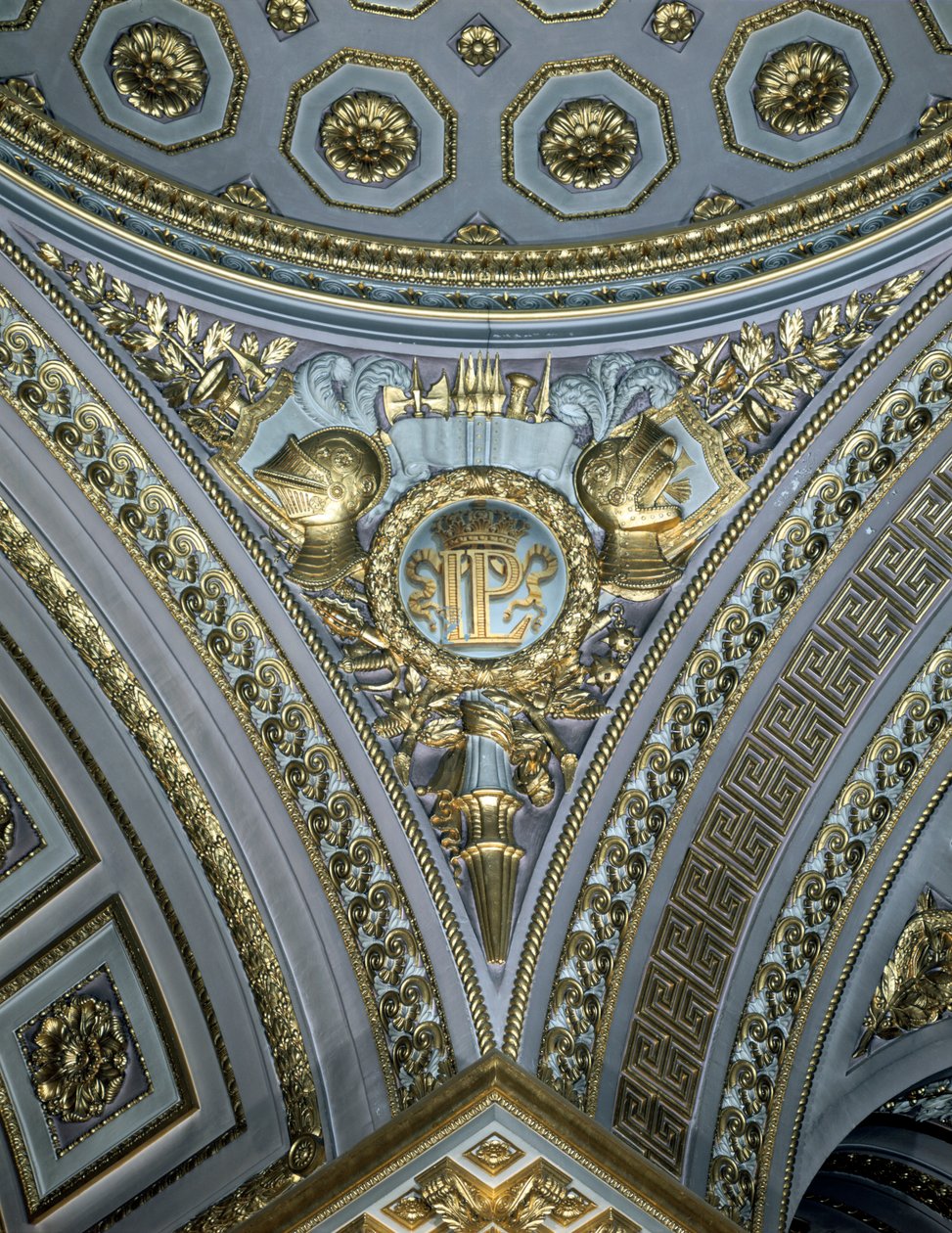 Detail of a Pendentive in a Cupola, Galerie des Batailles, Chateau de Versailles, France (detail) by Unbekannt