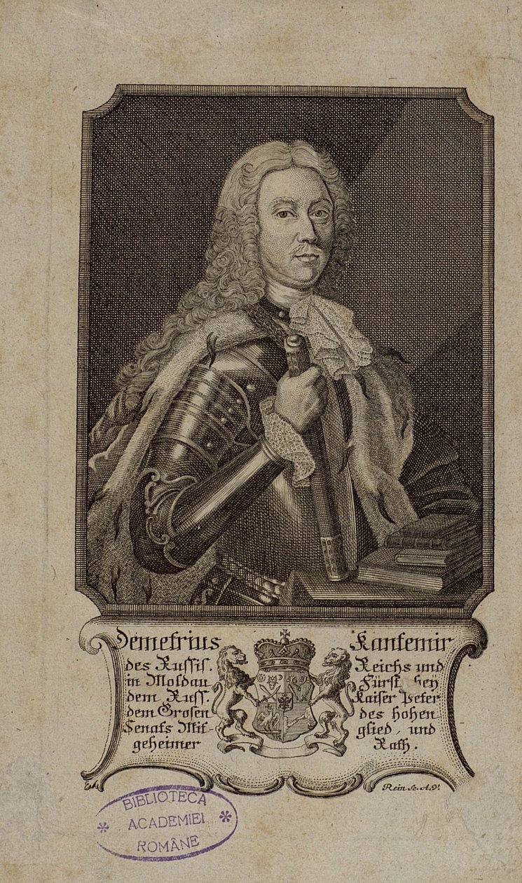 Dimitrie Cantemir, 1673-1723, 1771 by Unbekannt