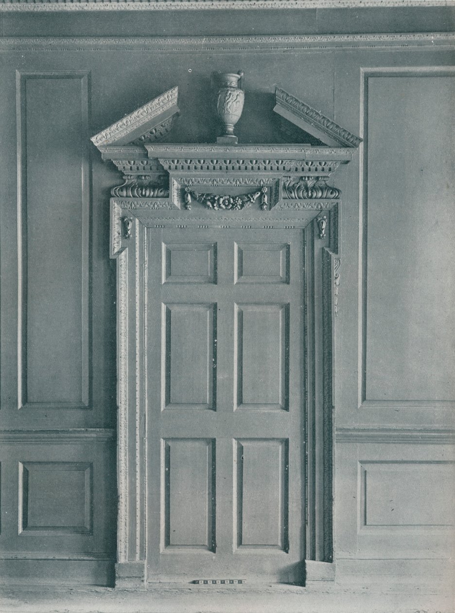 Door of Panelled Room, Early Georgian, 26, Hatton Garden by Unbekannt