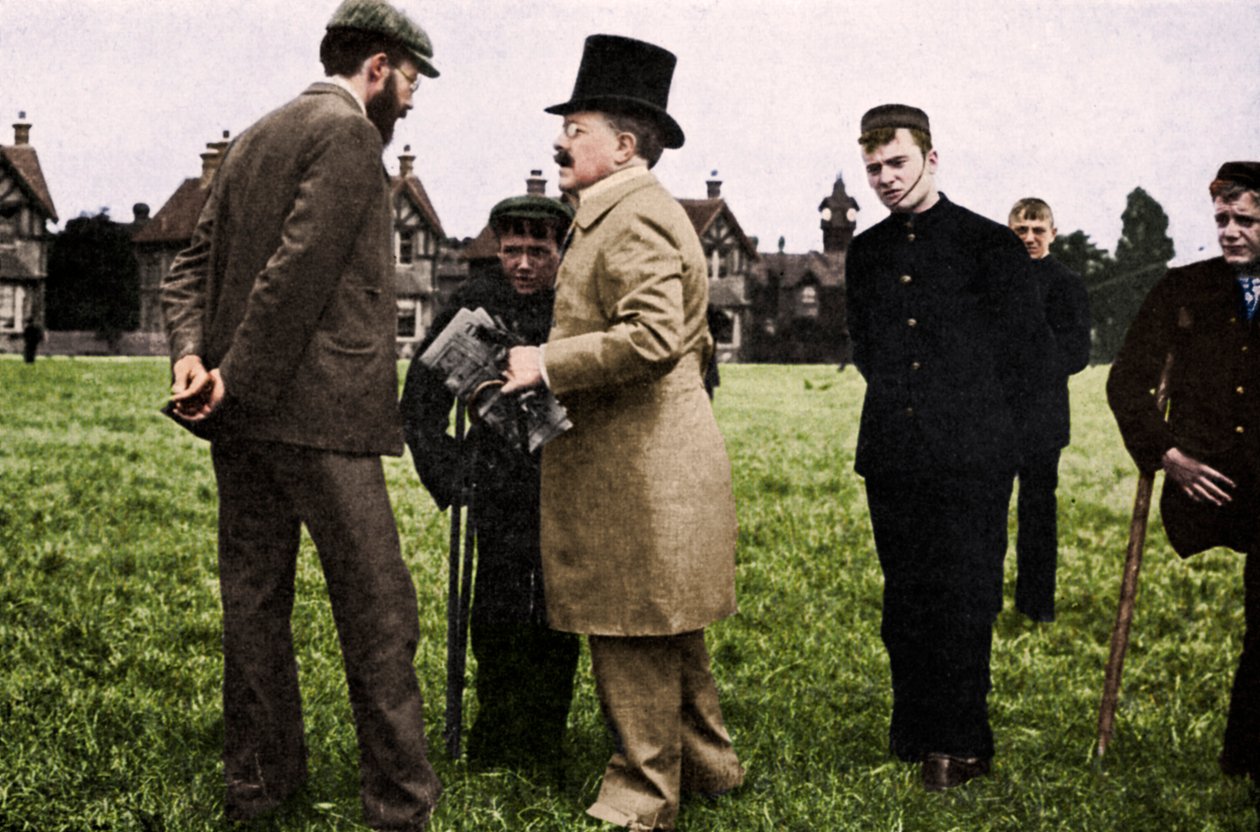 Dr Barnardo at One of His Homes by Unbekannt