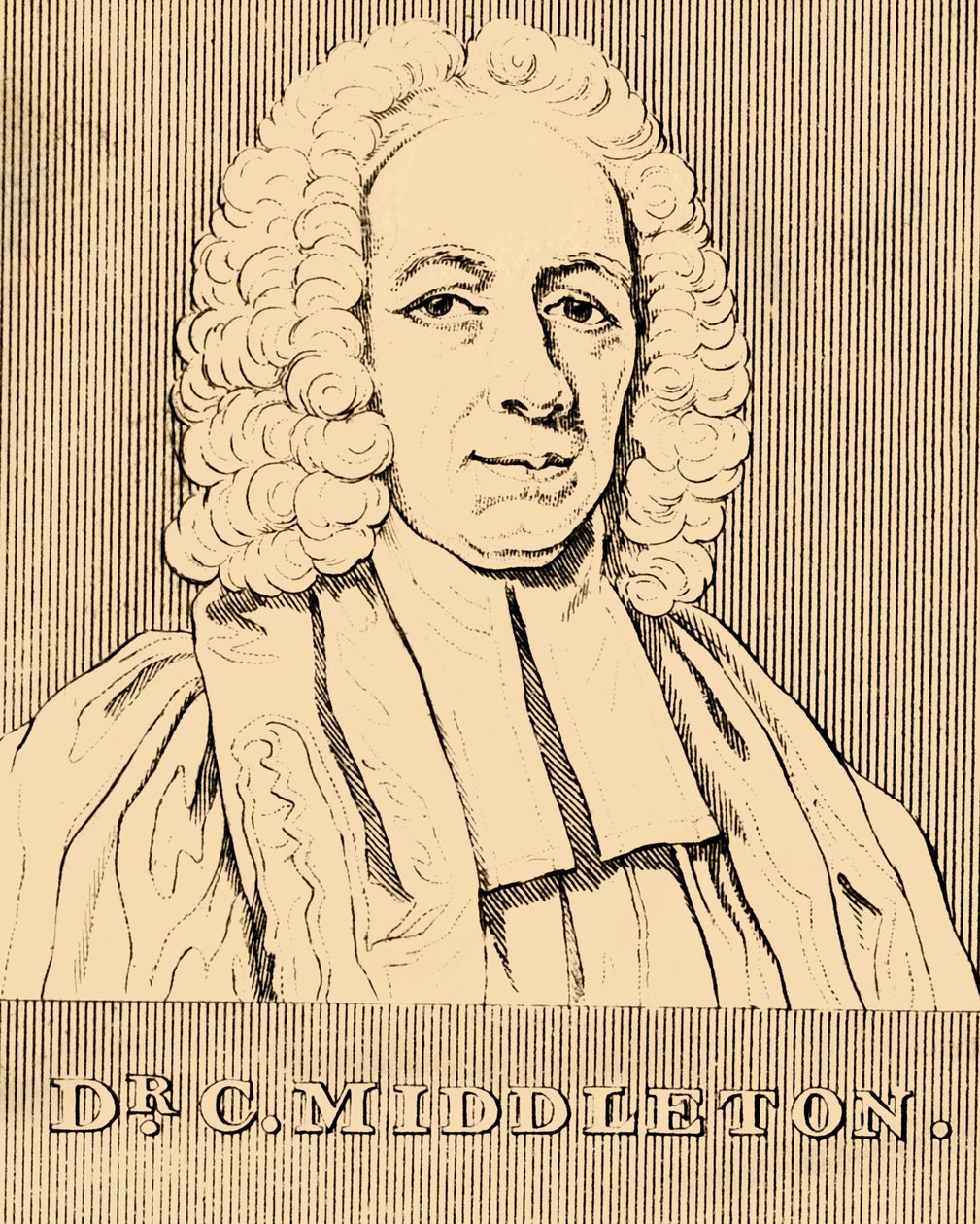 Dr. C. Middleton, 1683-1750, 1830 by Unbekannt
