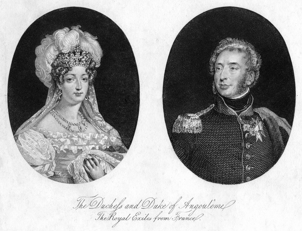Duke and Duchess of Angouleme by Unbekannt