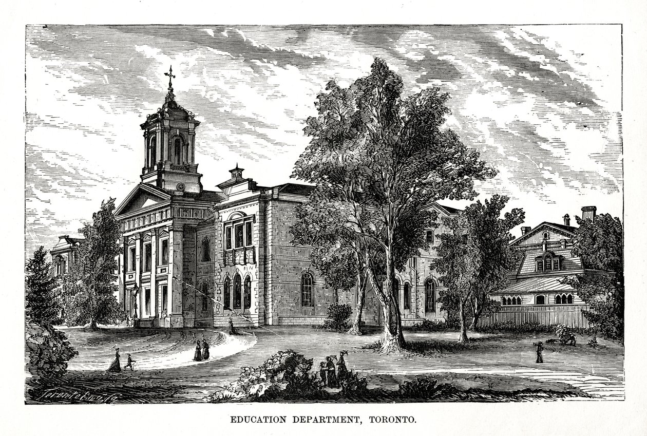 Education Department, Toronto, Ontario, Canada, 19th century by Unbekannt