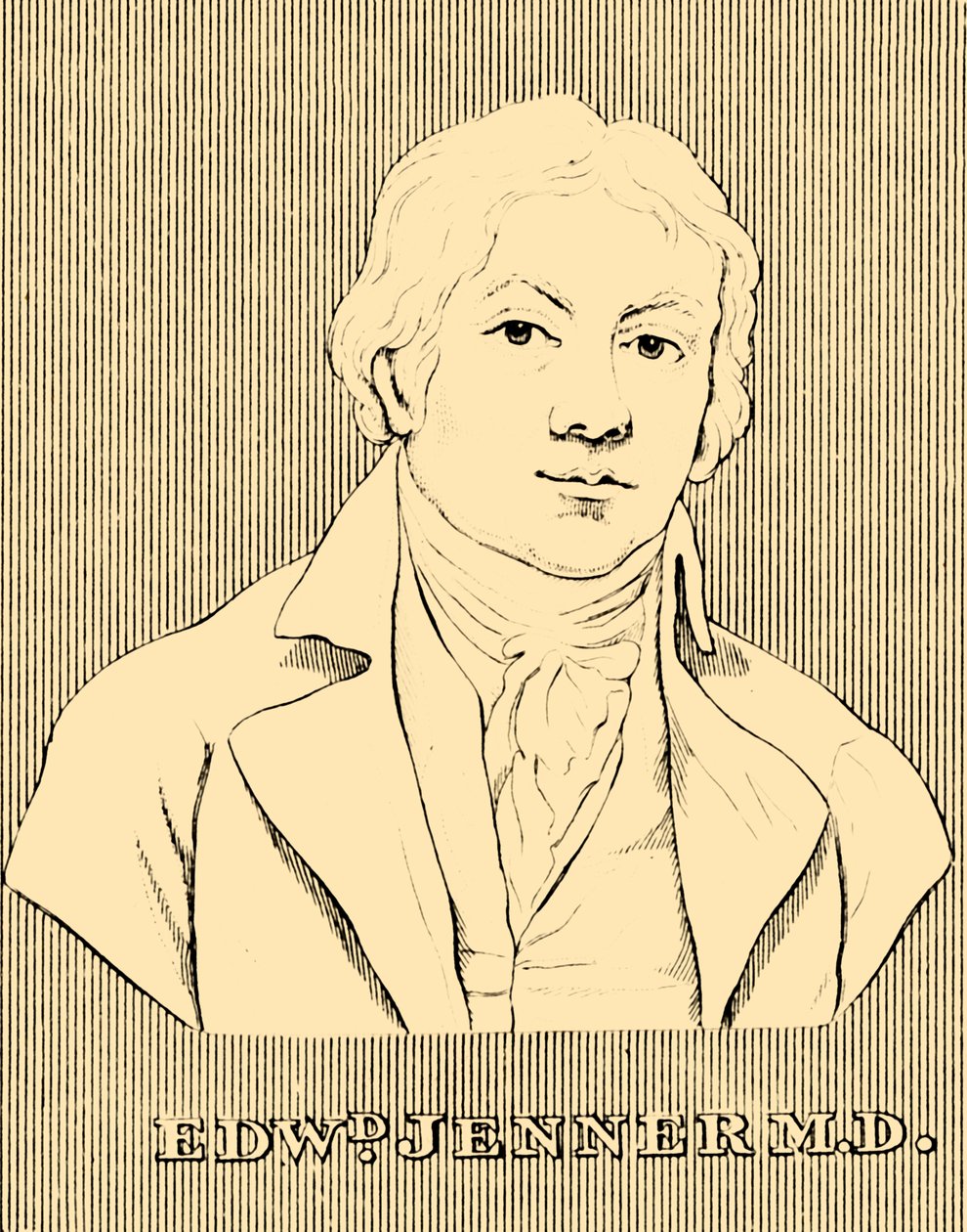 Edward Jenner M.D., 1749-1823 by Unbekannt