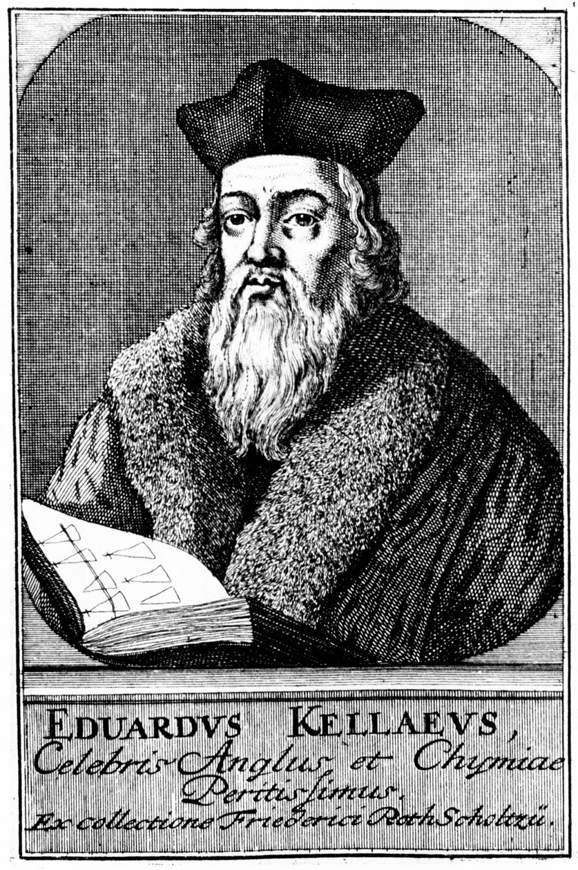 Edward Kelley, Astrologer and Alchemist by Unbekannt