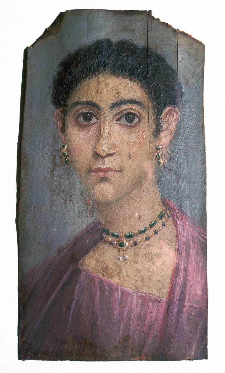 Egyptian Wax Portrait of a Lady by Unbekannt