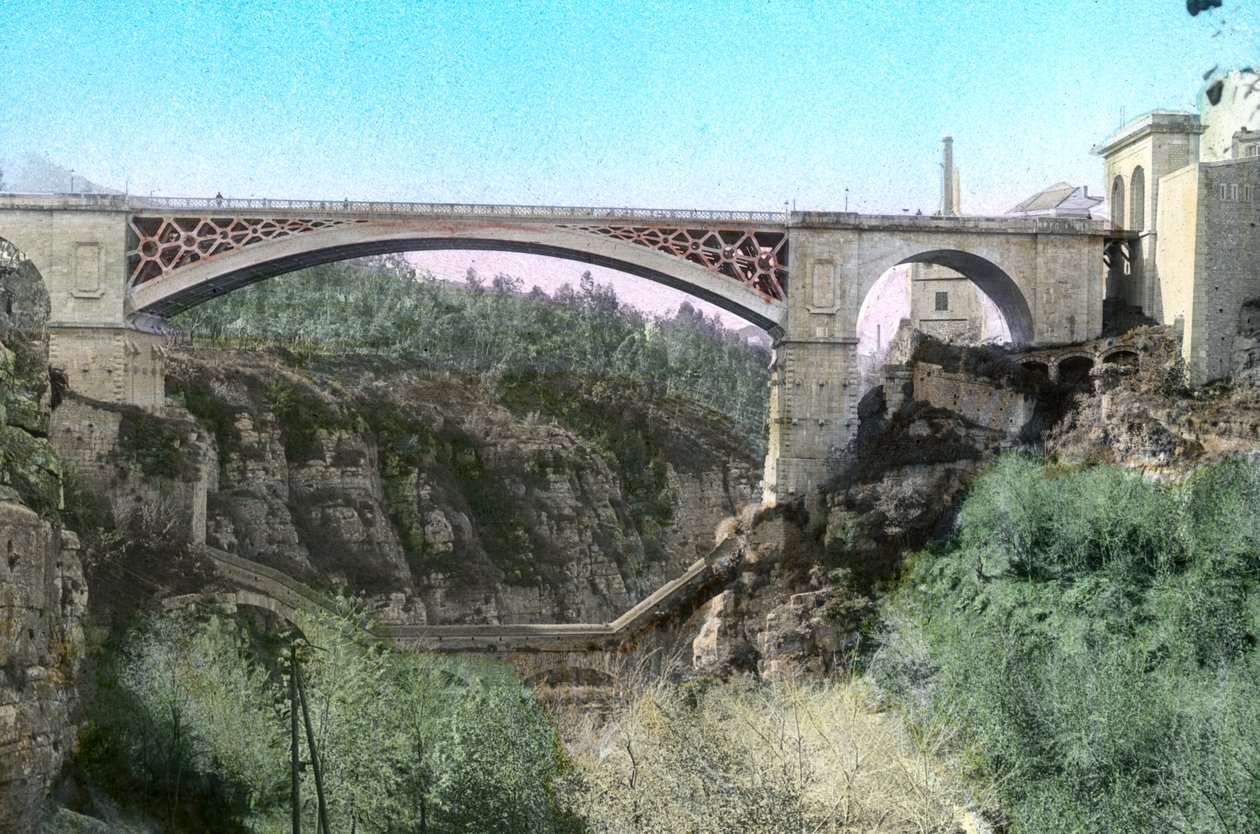 El-Kantara Bridge, Constantine, northeast Algeria by Unbekannt