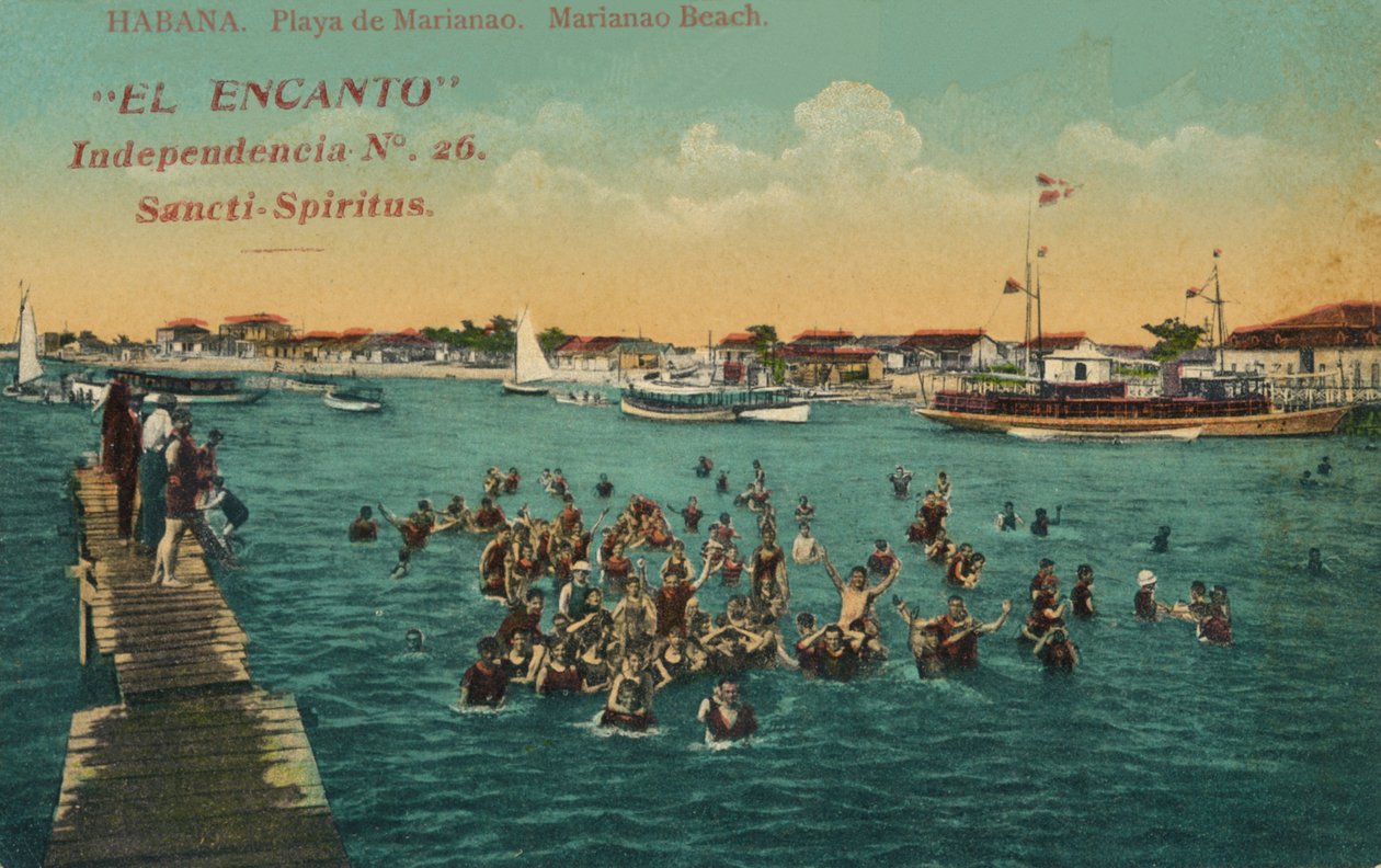El Encanto Independencia, Sancti-Spiritus. Playa de Marianao. Habana, c1910 by Unbekannt