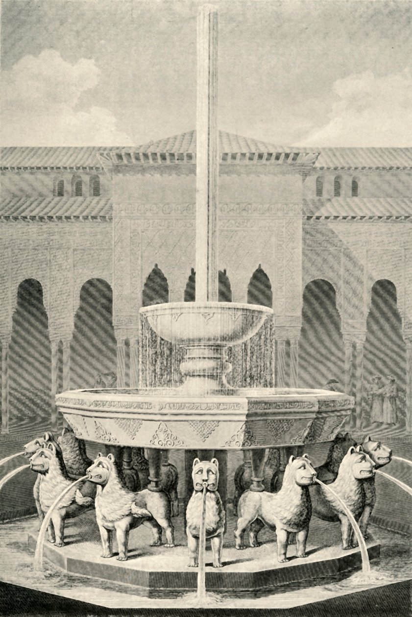 Elevation of the Fountain of the Lions, 1907 by Unbekannt