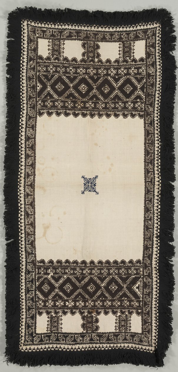 Embroidered Mat or a Paños de Ofrenda, 19th century by Unbekannt