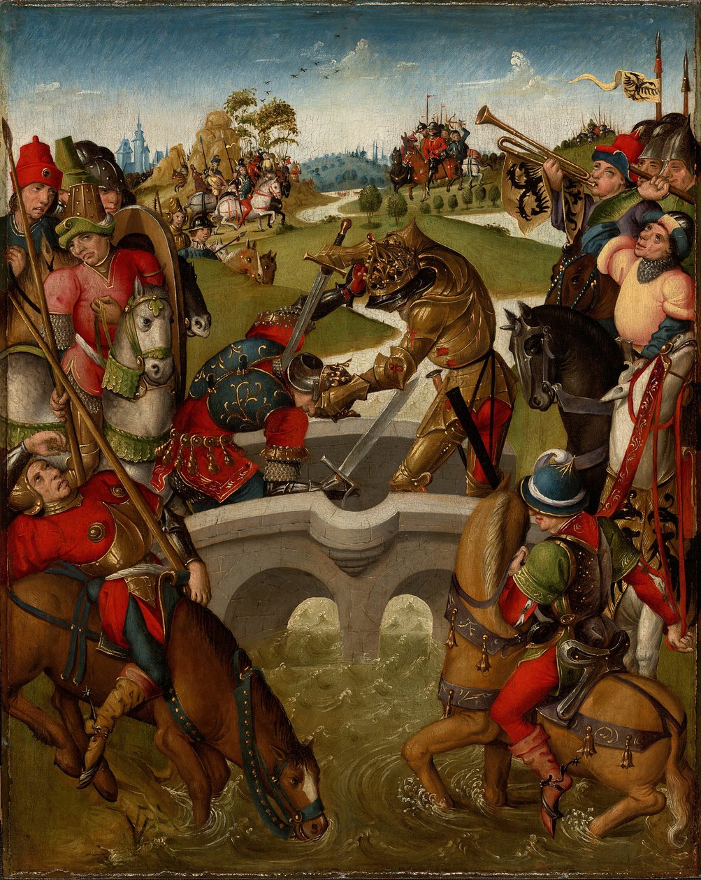 Emperor Heraclius Slays the King of Persia by Unbekannt