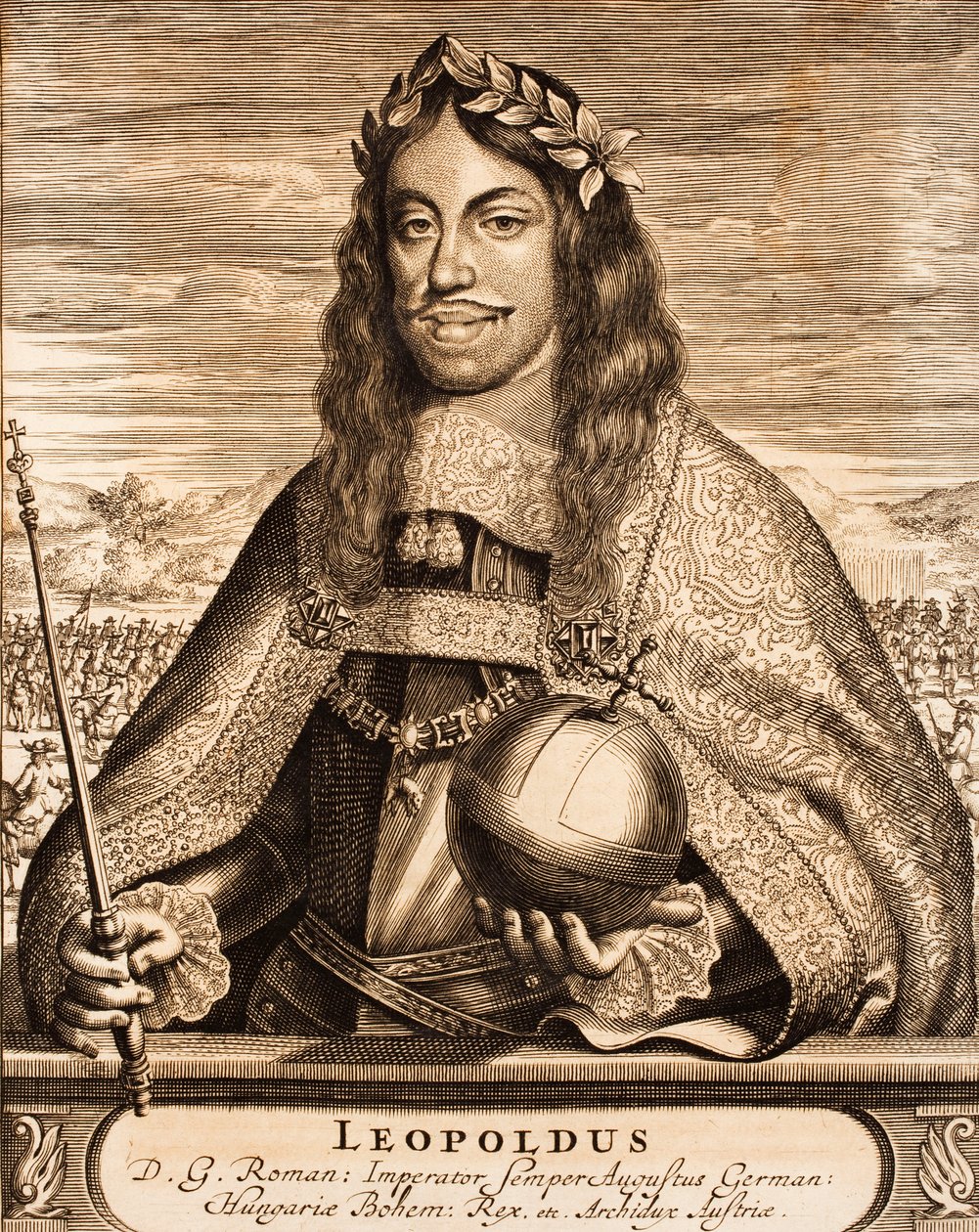 Emperor Leopold I 1640-1705 by Unbekannt