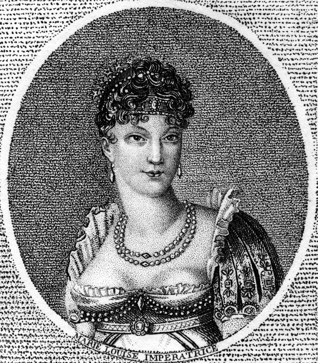 Empress Marie Louise, Empress of France, Second Wife of Napoleon Bonaparte, 1791-1847 by Unbekannt