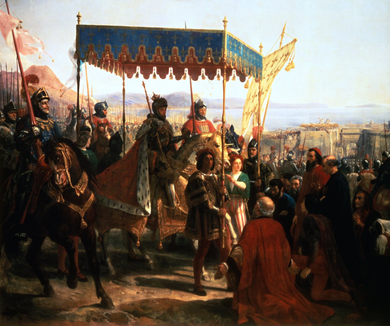 Entrance of Charles VIII into Naples, 12th May 1495 by Unbekannt