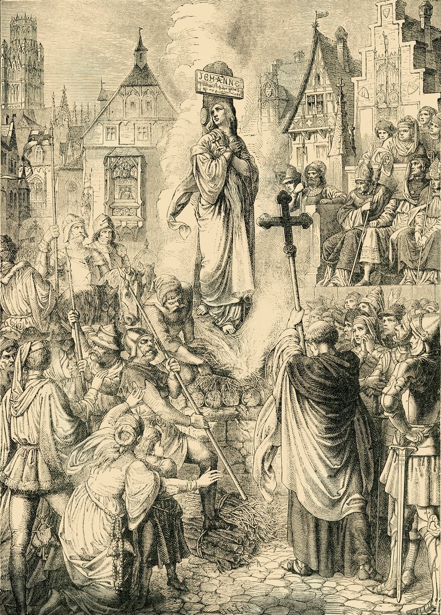 Execution of Joan of Arc, 30 May 1431 by Unbekannt