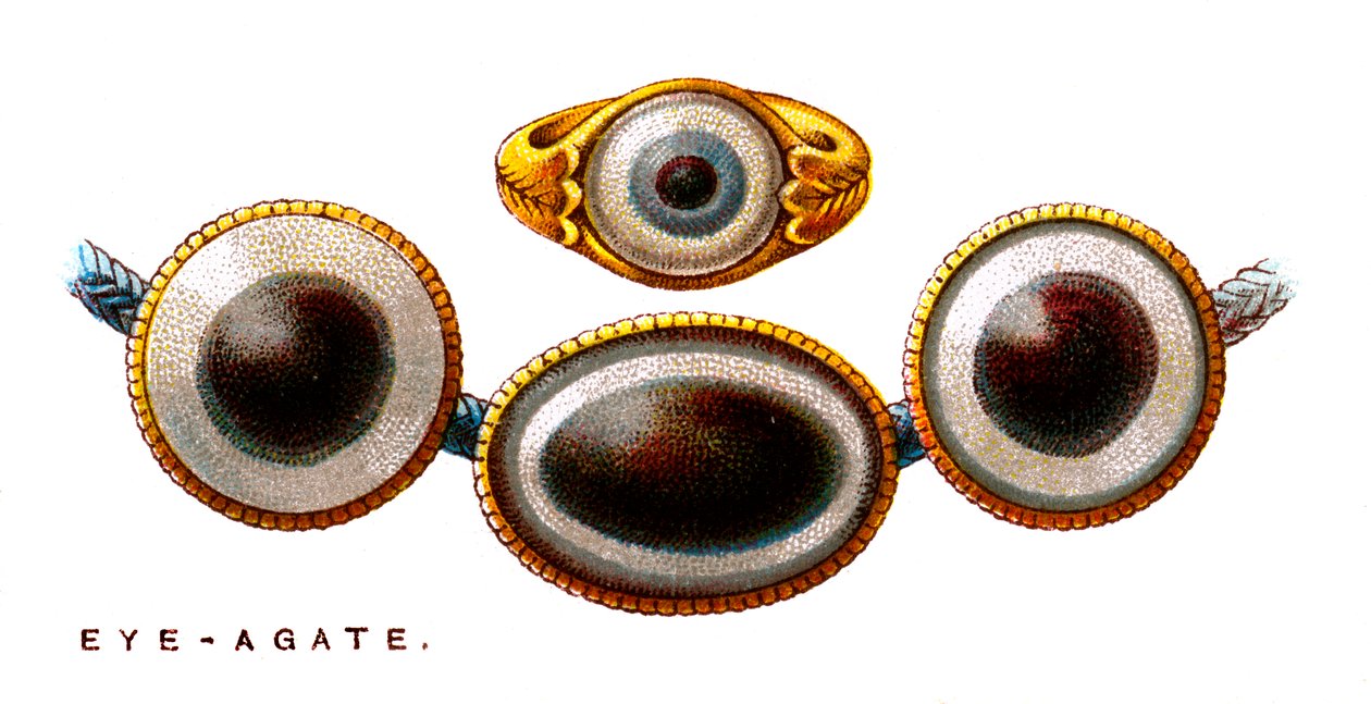 Eye-Agate, 1923 by Unbekannt