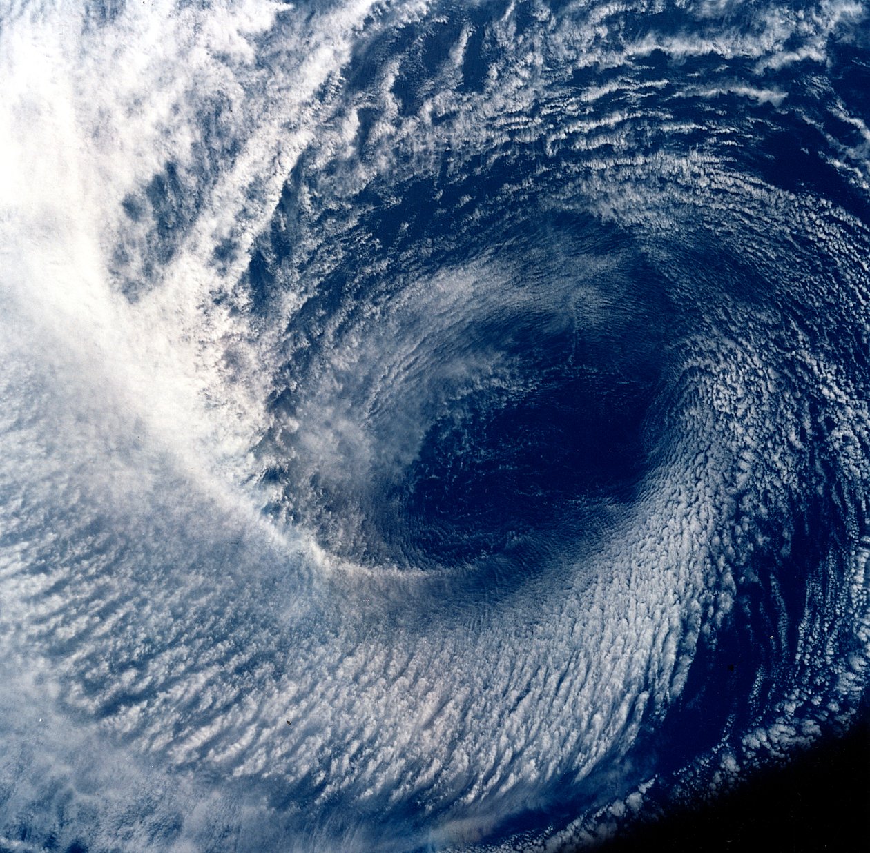 Eye of Tropical Storm Blanca Photographed Between 17 and 24 June 1985 by Unbekannt