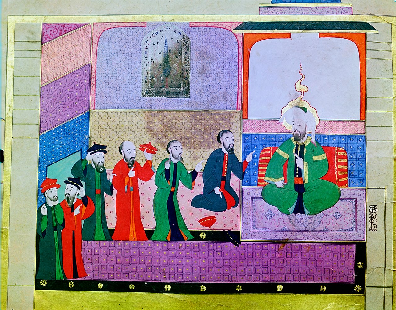 Ezekiel prophesying to the elders of Israel while captive in Babylon, c600 BC, 16th century by Unbekannt