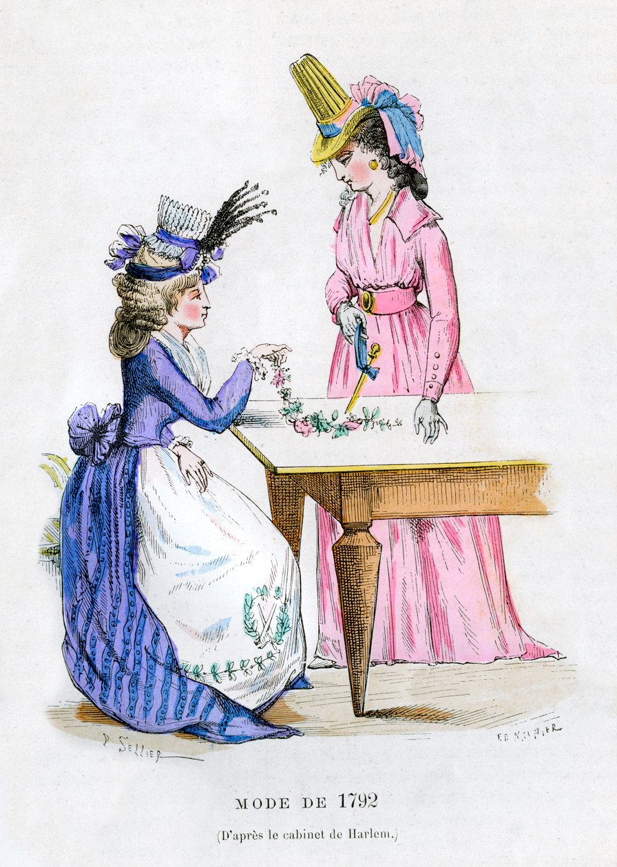 Fashion of 1792 by Unbekannt
