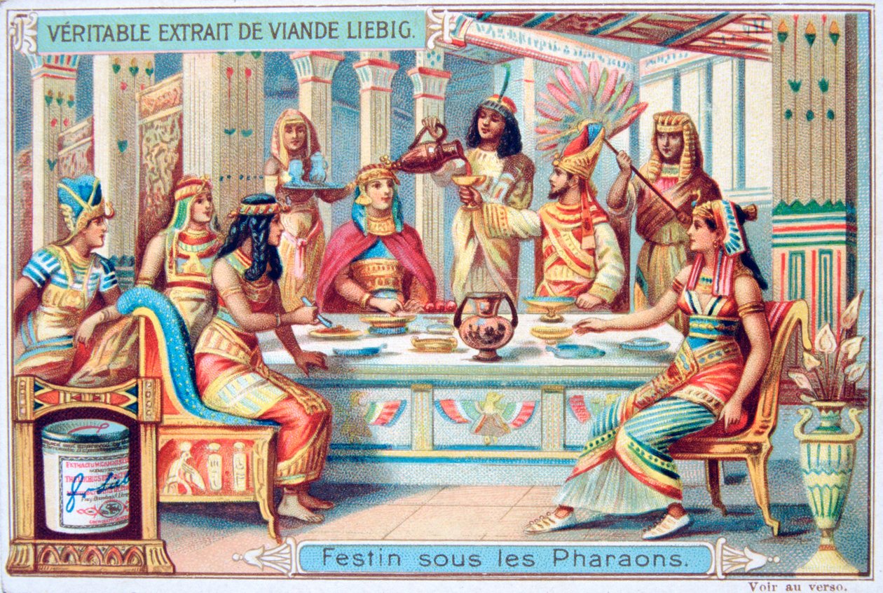 Feast at the Time of the Pharaohs, Ancient Egypt by Unbekannt