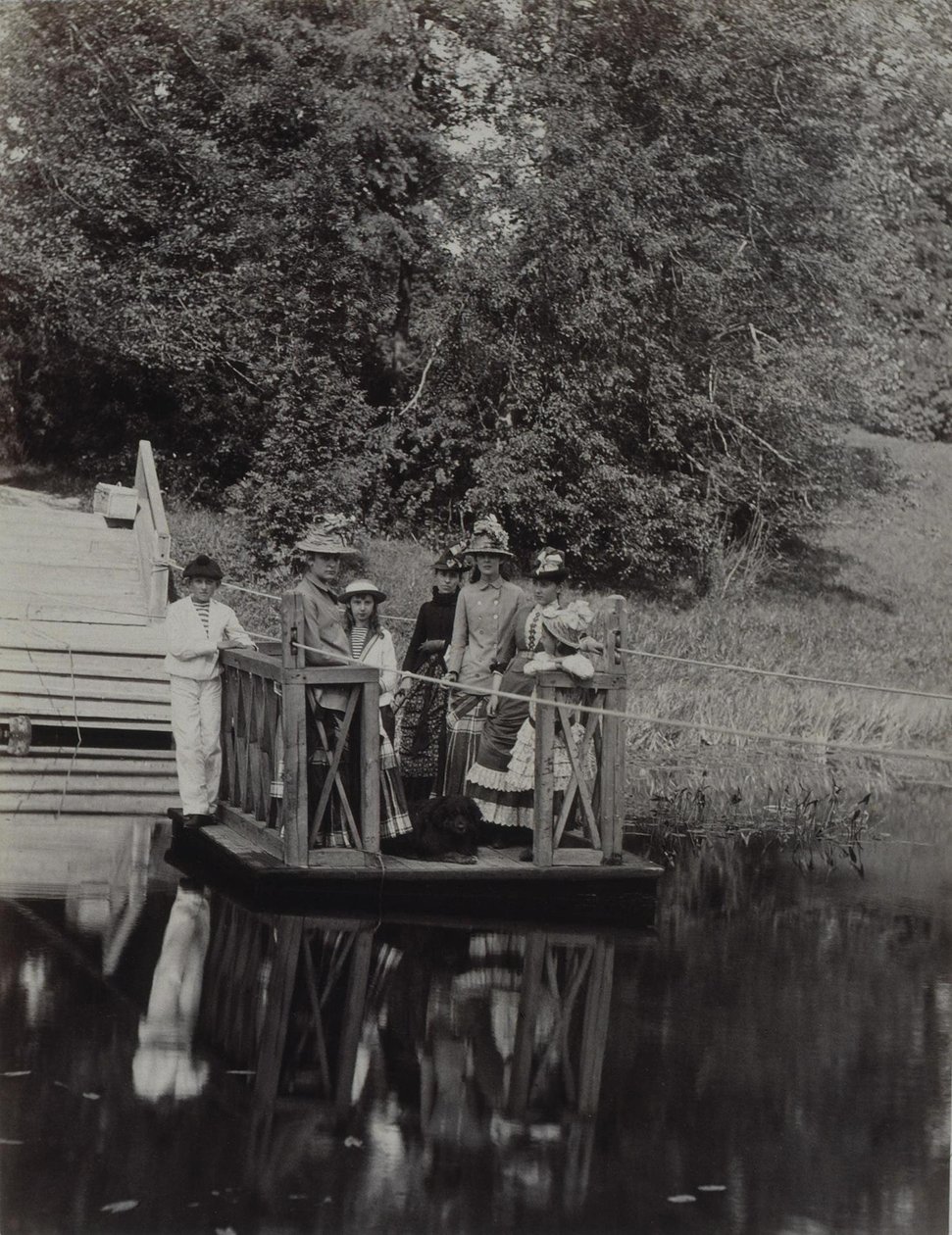 Ferry at the Pyotr Durnovo Dacha in Petersburg by Unbekannt
