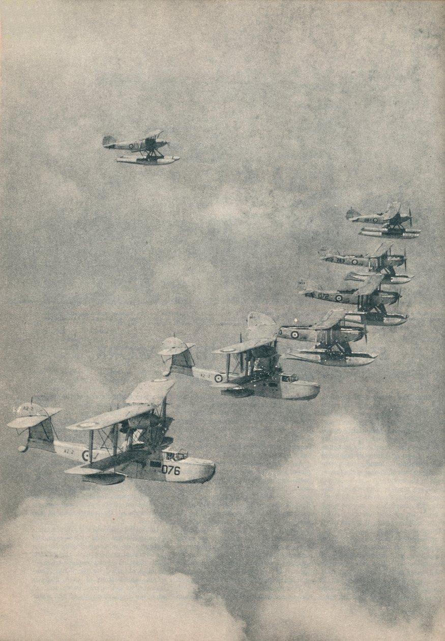 Flying Boats and Floatplanes from Aircraft Carriers of the Royal Navy by Unbekannt