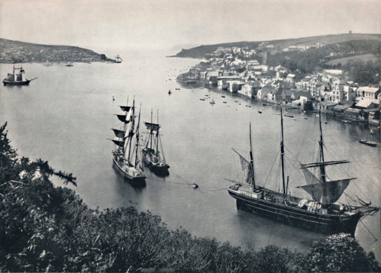 Fowey - Entrance to the Harbour by Unbekannt
