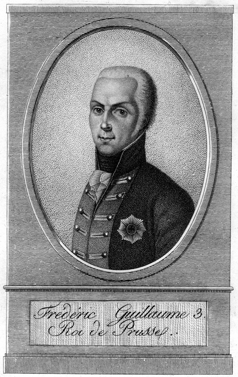 Frederick William III, King of Prussia, 19th century by Unbekannt