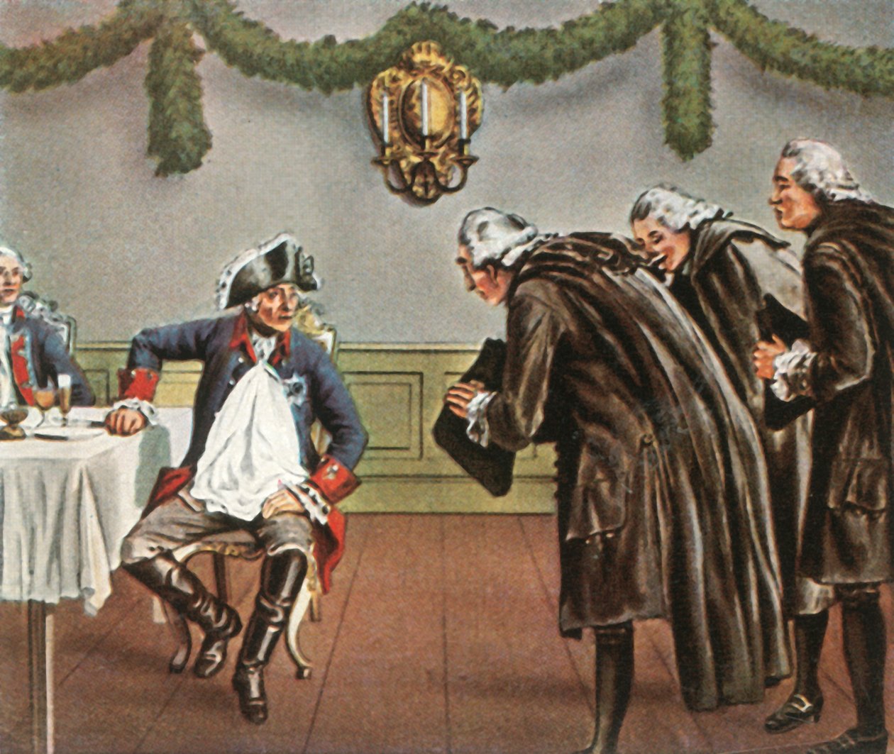 Frederick the Great and the men from Greiffenberg by Unbekannt
