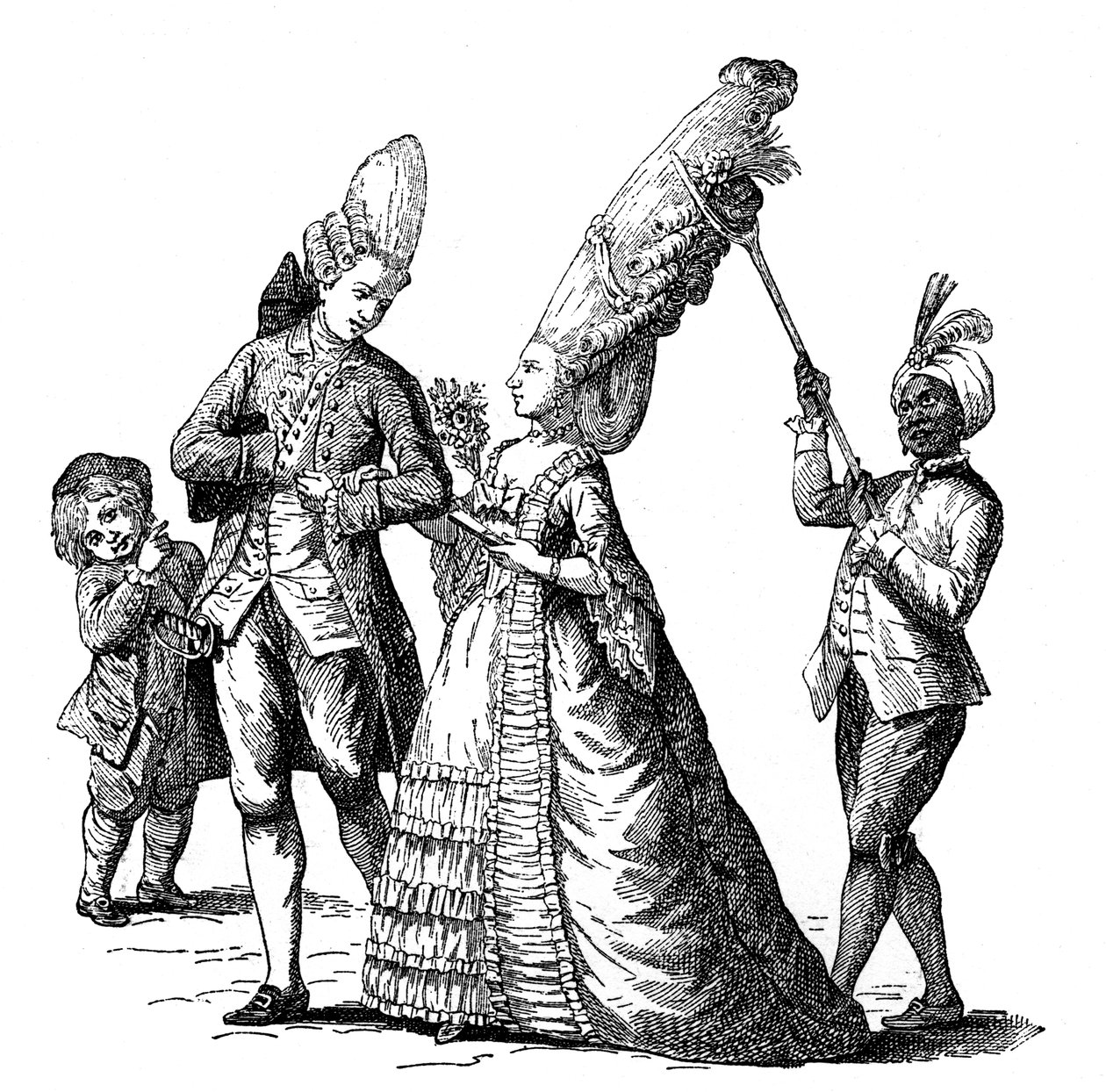 French Costume, 1885 by Unbekannt