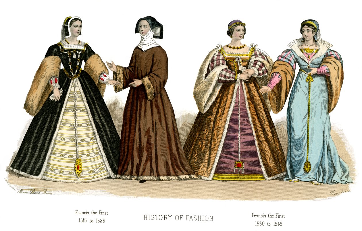 French Costume: Francis I by Unbekannt