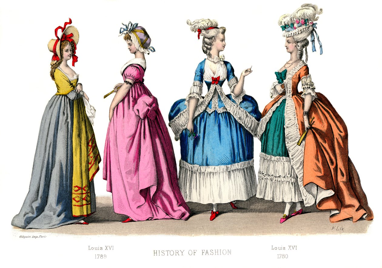French costume: Louis XVI, 1882 by Unbekannt