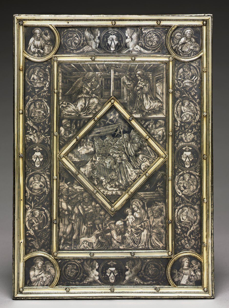 Front Cover for a Gospel Book of French Cardinal Jean La Balou 1421-1491, c. 1467-1468 by Unbekannt