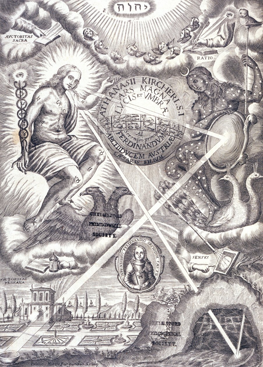 Frontispiece from Athanasius Kircher