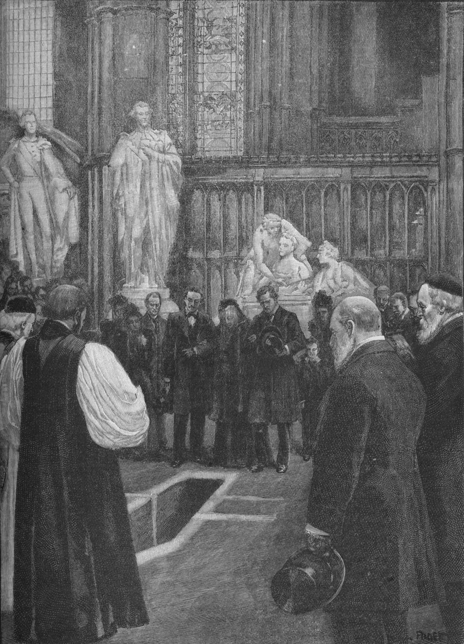 Funeral of William Ewart Gladstone in Westminster Abbey, London, 1898-1906 by Unbekannt