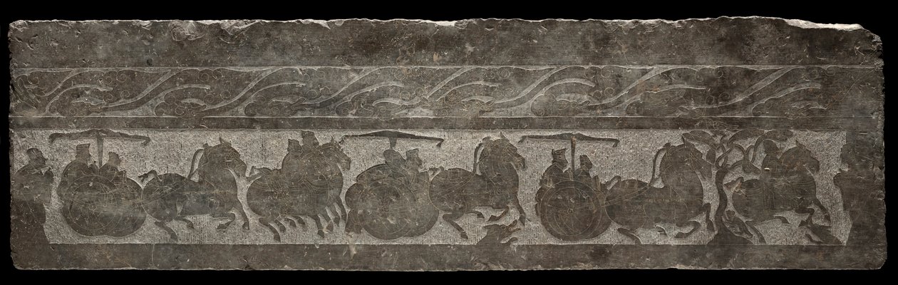 Funerary Relief with Chariot Procession by Unbekannt