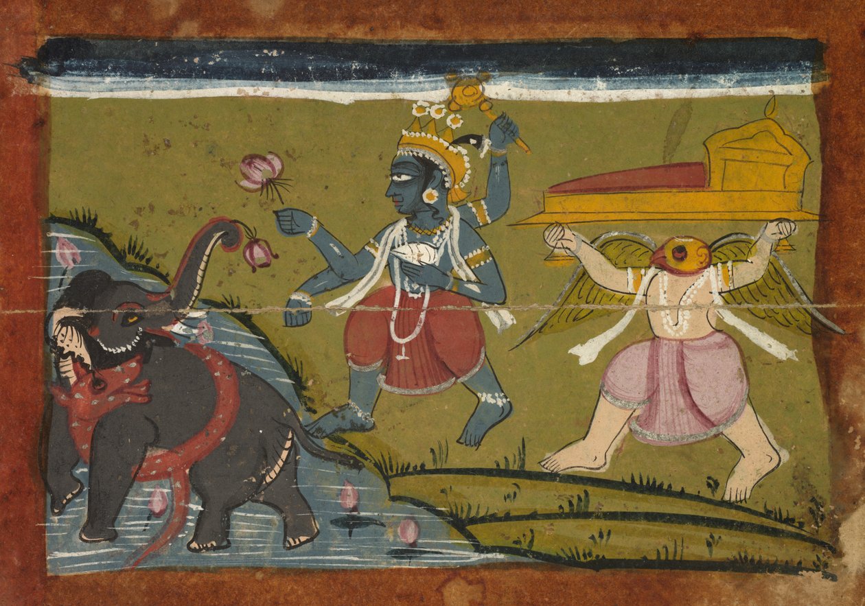 Gajendra Moksha: The Salvation of the King of the Elephants by Unbekannt