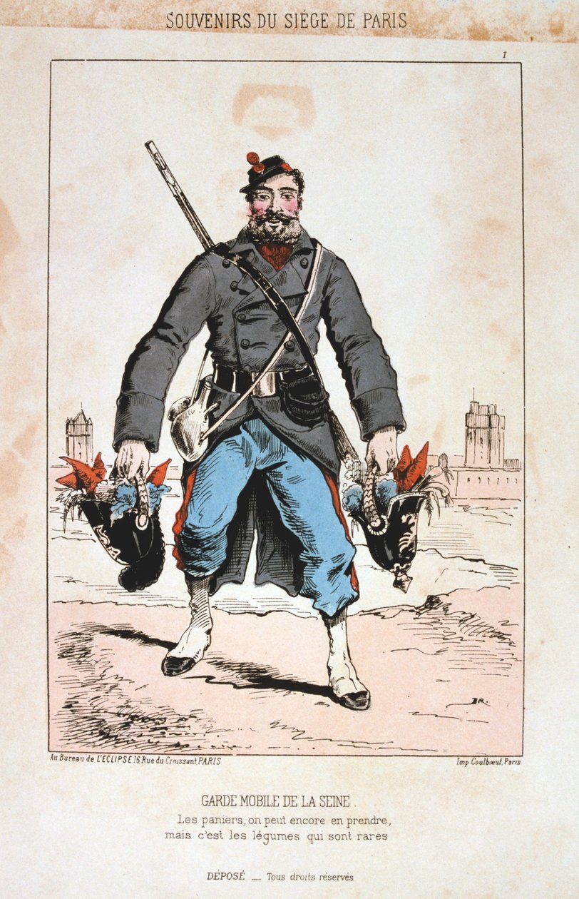 Garde Mobile de la Seine, Siege of Paris by Unbekannt