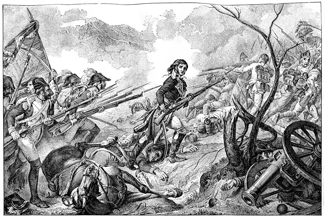General Joubert at the Battle of Rivoli, 14th January 1797 by Unbekannt