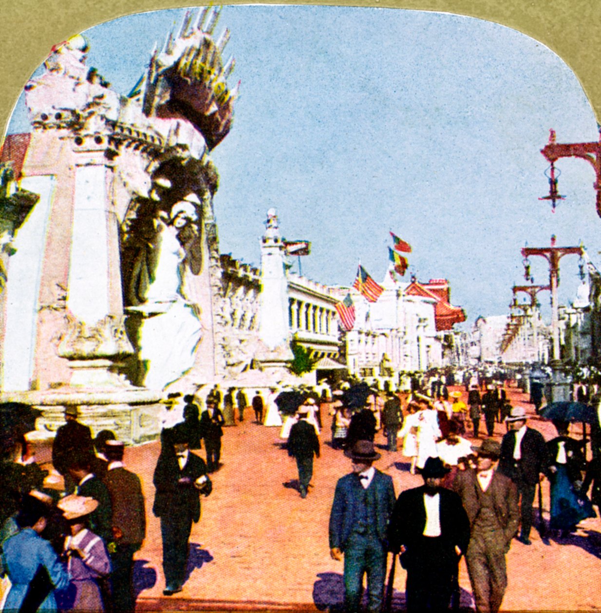 General View of the Pike at the World Fair, St Louis, Missouri, USA by Unbekannt