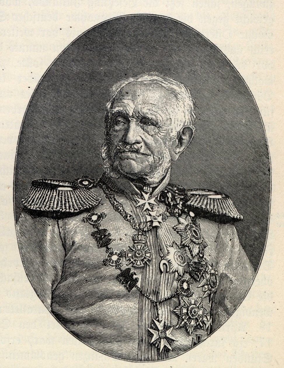 Generalfeldmarschall Friedrich Graf von Wrangel, 1784-1877 by Unbekannt