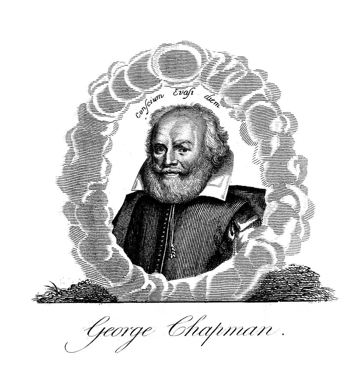 George Chapman, English dramatist, translator, poet and classical scholar by Unbekannt
