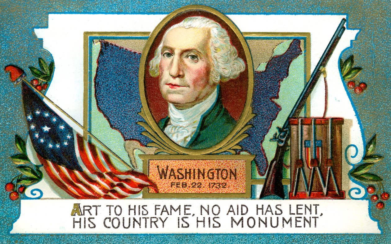 George Washington, American President, 18th Century by Unbekannt