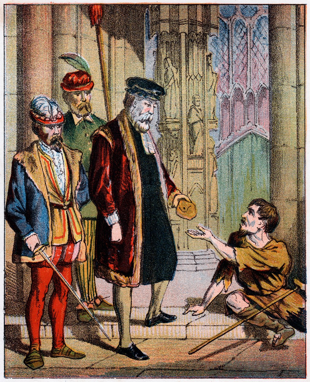George Wishart, 16th century Scottish reformer and martyr, mid 19th century by Unbekannt