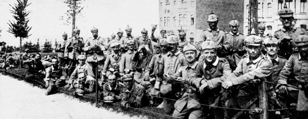 German Imperial Guard in Brussels, First World War by Unbekannt